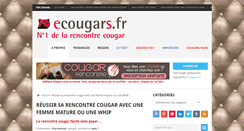 Desktop Screenshot of ecougars.fr