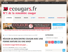 Tablet Screenshot of ecougars.fr